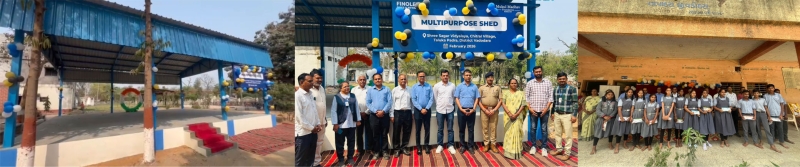ફિનૉલેક્સ ઇન્ડસ્ટ્રીઝ લિમિટેડ દ્વારા CSR અંતર્ગત પાદરાની શ્રી સાગર વિદ્યાલયમાં મલ્ટી પર્પઝ શેડનું નિર્માણ