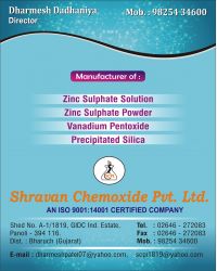 SHRAVAN CHEMOXIDE PVT. LTD.