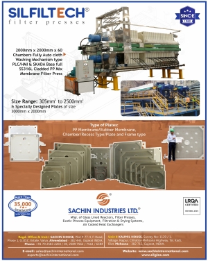 SACHIN INDUSTRIES LTD. (SILFILTECH FILTER PRESSES)